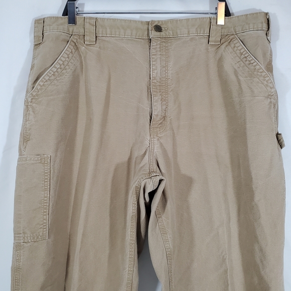 Carhartt Duck Canvas Carpenter Work Pants Dungaree - Picture 2 of 12